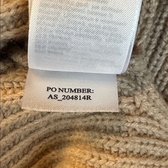 Allsaints Sylvie Wool Cashmere Knit Crewneck Side Slit Sweater Nude Pink - Picture 11 of 11